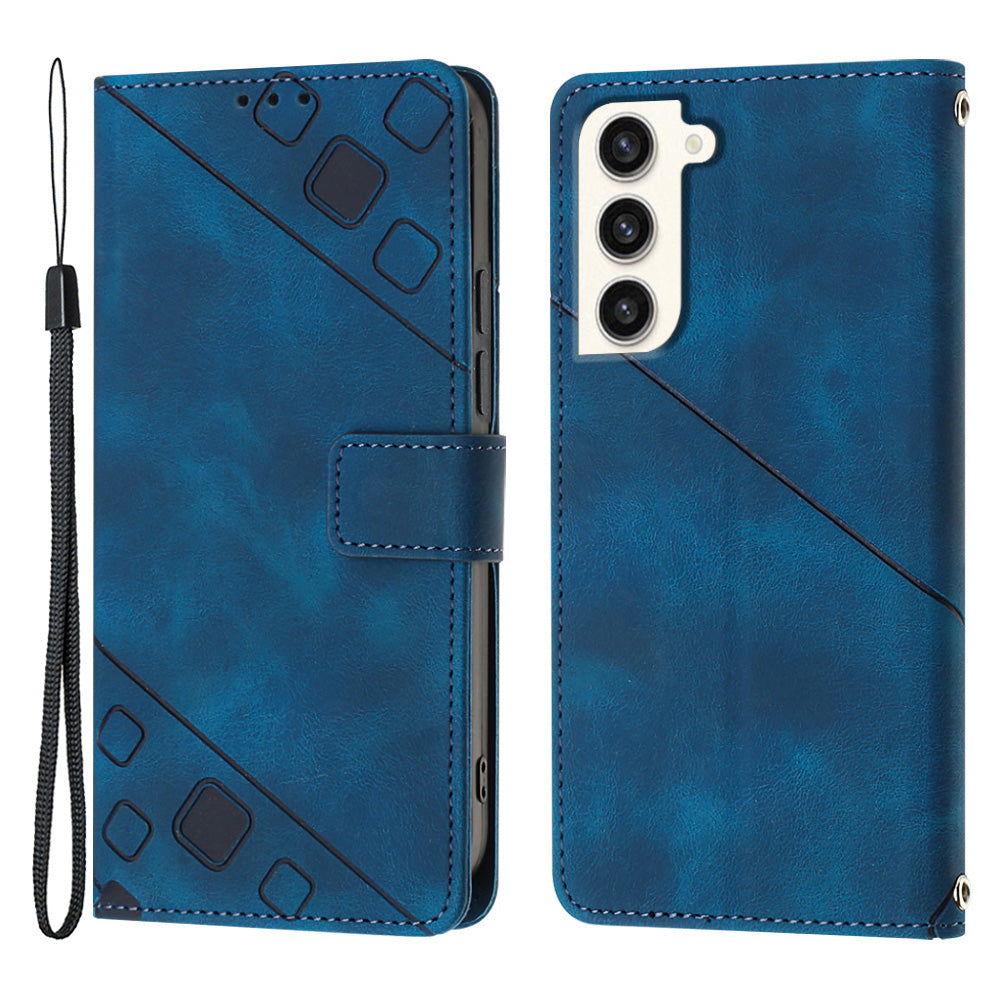 PT005 Skin-friendly Phone Case For Samsung Galaxy S23 YB Imprinting Series-6 Leather Stand Wallet Protective Phone Cover PT005 Skin-friendly Phone Case For Samsung Galaxy S23 YB Imprinting Series-6 Leather Stand Wallet Protective Phone Cover